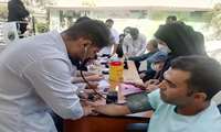 اولین روز از هفته سلامت ، برپایی میز خدمت و آموزش 