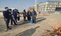 برگزاری تمرین اطفاء حریق در دانشکده پرستاری و فوریتهای پزشکی 