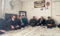 دیدار رییس دانشگاه علوم پزشکی البرز با دو خانواده معزز شهید مدافع حرم و مدافع امنیت
