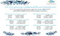 اسامی نفرات اول تا سوم رشته فوریتهای پزشکی نیمسال اول 1403-1402