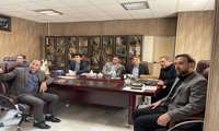 نشست رییس دانشگاه در خصوص گلزار شهدا در پردیس دانشگاه