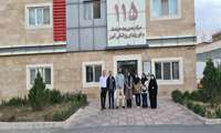 بازدید  دانشجویان کارشناسی ارشد پرستاری اورژانس از مرکز مدیریت حوادث و فوریتهای دانشگاه