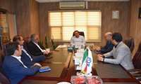 نشست رییس دانشگاه با مسیولین بانک سپه در استان