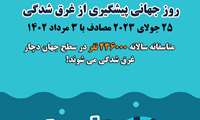 روز جهانی پیشگیری از غرق شدگی ( 25 جولای مصادف با 3 مرداد)