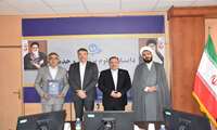 تکریم و تجلیل از مدیر روابط عمومی در هیات رئیسه دانشگاه