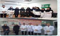 بازدید رئیس دانشکده و معاون آموزشی از مرکز آموزشی درمانی شهید مدنی