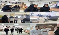 بازدید رئیس دانشکده پرستاری از مرکز آموزشی درمانی کوثر جهت ارزیابی فرآیندهای آموزشی